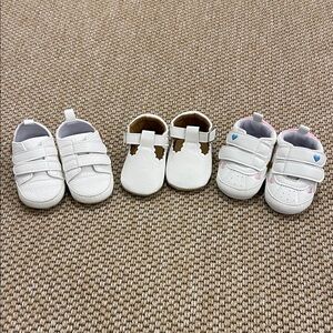 Amazon White Baby Walker Shoes Trio
